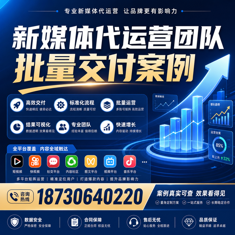 哈密代运营公司多客户账号批量高效交付案例